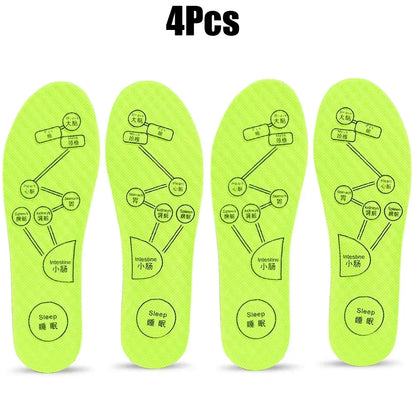 Inlegzolen Voet Acupressuur Inlegzool Heren Dames Zacht Ademend Sport Pads Zacht Zweetabsorberend Deodorant Hardloop Inlegzolen