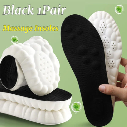 Inlegzolen Voet Acupressuur Inlegzool Heren Dames Zacht Ademend Sport Pads Zacht Zweetabsorberend Deodorant Hardloop Inlegzolen