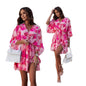 Elegante Zomerjurk met Bloemenprint en Golfmouwen