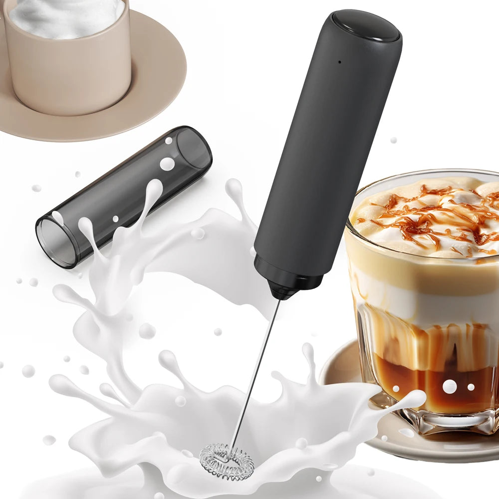 Elektrische Melkopschuimer Oplaadbaar - USB-C Handheld Mixer