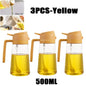 2-in-1 Olie Spray Fles 500ml - Spuit en Giet Functie voor Koken