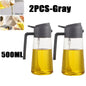 2-in-1 Olie Spray Fles 500ml - Spuit en Giet Functie voor Koken