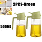 2-in-1 Olie Spray Fles 500ml - Spuit en Giet Functie voor Koken