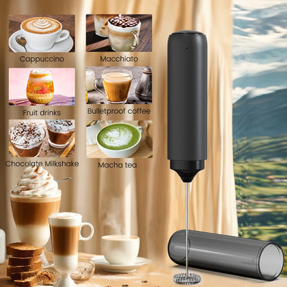 Elektrische Melkopschuimer Oplaadbaar - USB-C Handheld Mixer