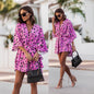 Elegante Zomerjurk met Bloemenprint en Golfmouwen