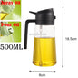 2-in-1 Olie Spray Fles 500ml - Spuit en Giet Functie voor Koken