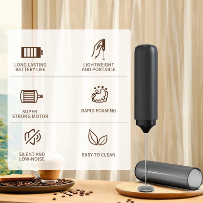 Elektrische Melkopschuimer Oplaadbaar - USB-C Handheld Mixer