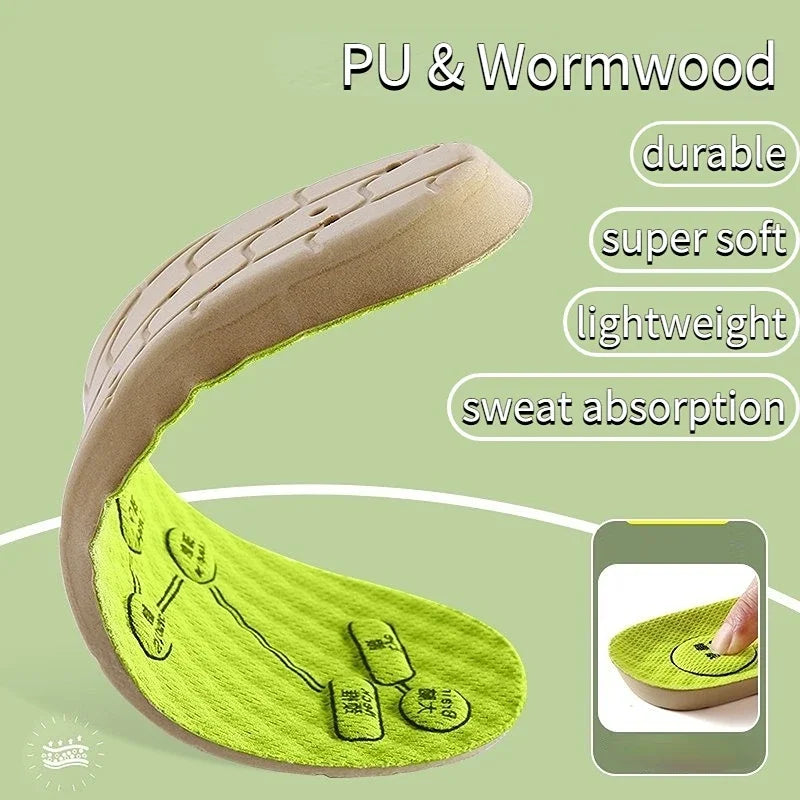 Inlegzolen Voet Acupressuur Inlegzool Heren Dames Zacht Ademend Sport Pads Zacht Zweetabsorberend Deodorant Hardloop Inlegzolen